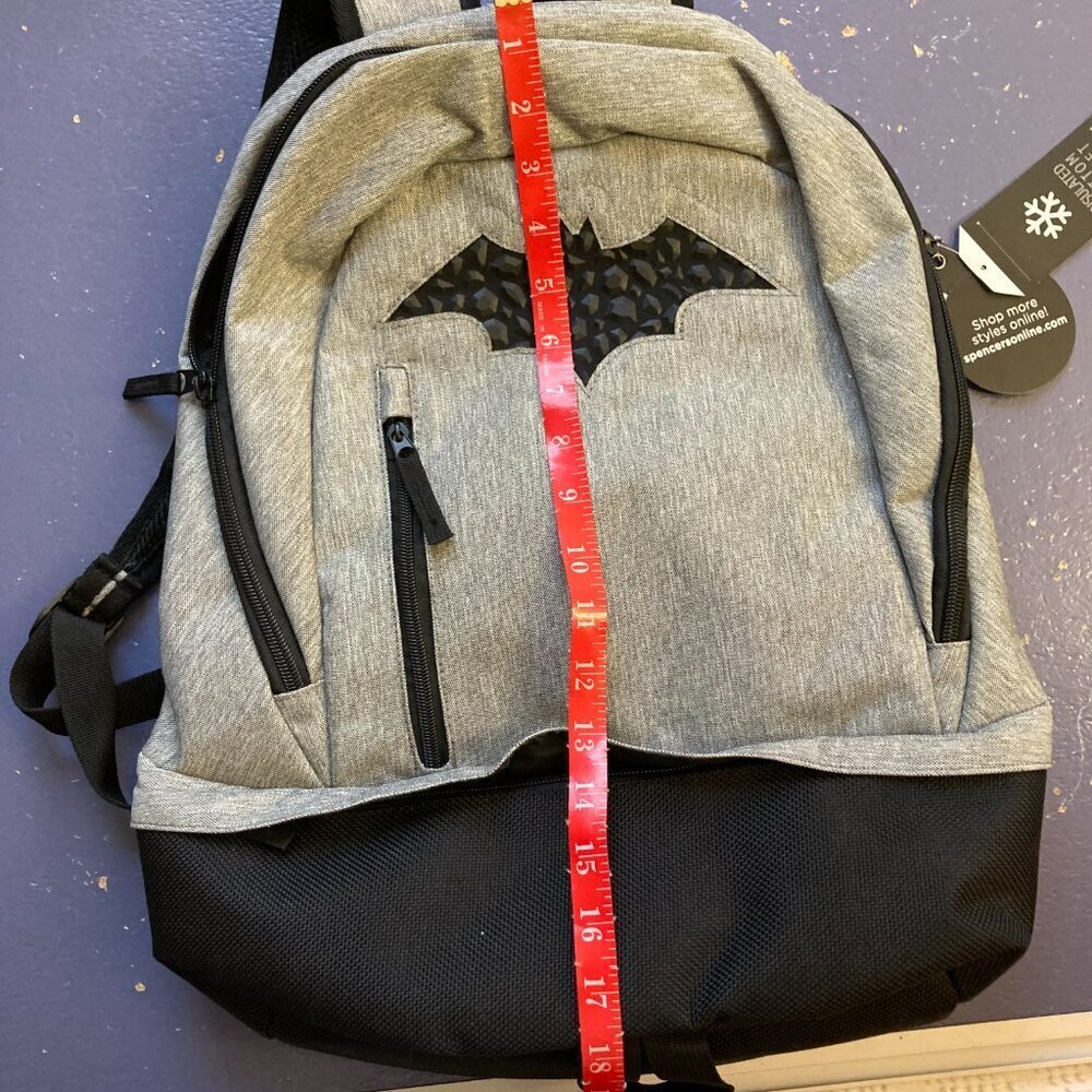 Spencer's Batman Backpack, NWT, Insulated bottom - Picture 4 of 10